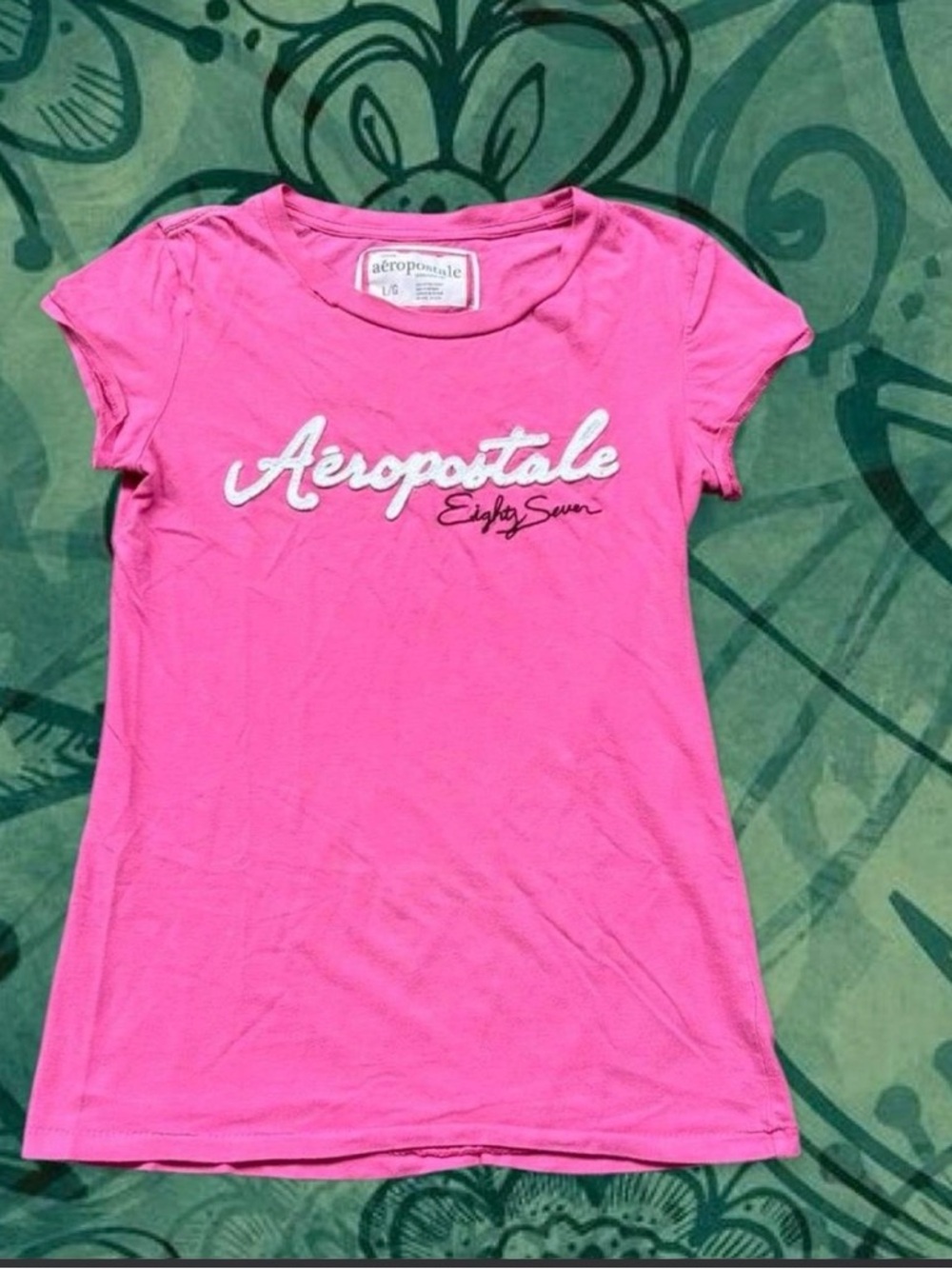 Aeropostale Hot Pink Logo T-Shirt